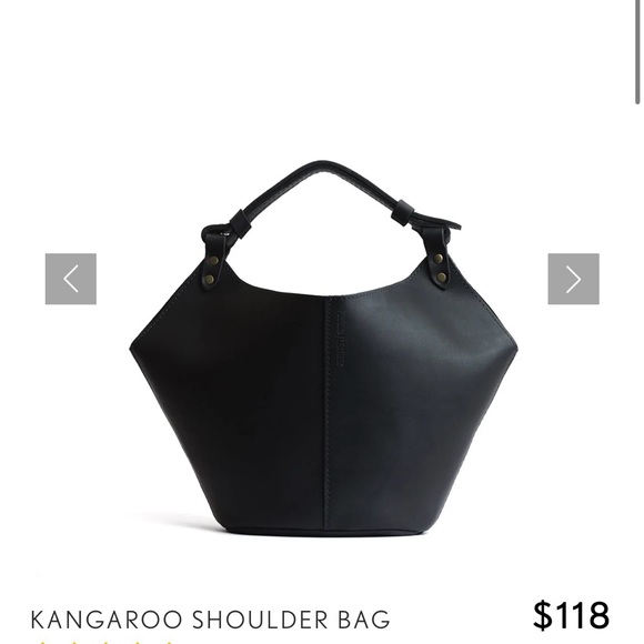 Portland Leather Kangaroo Shoulder Bag - Picture 1 of 6